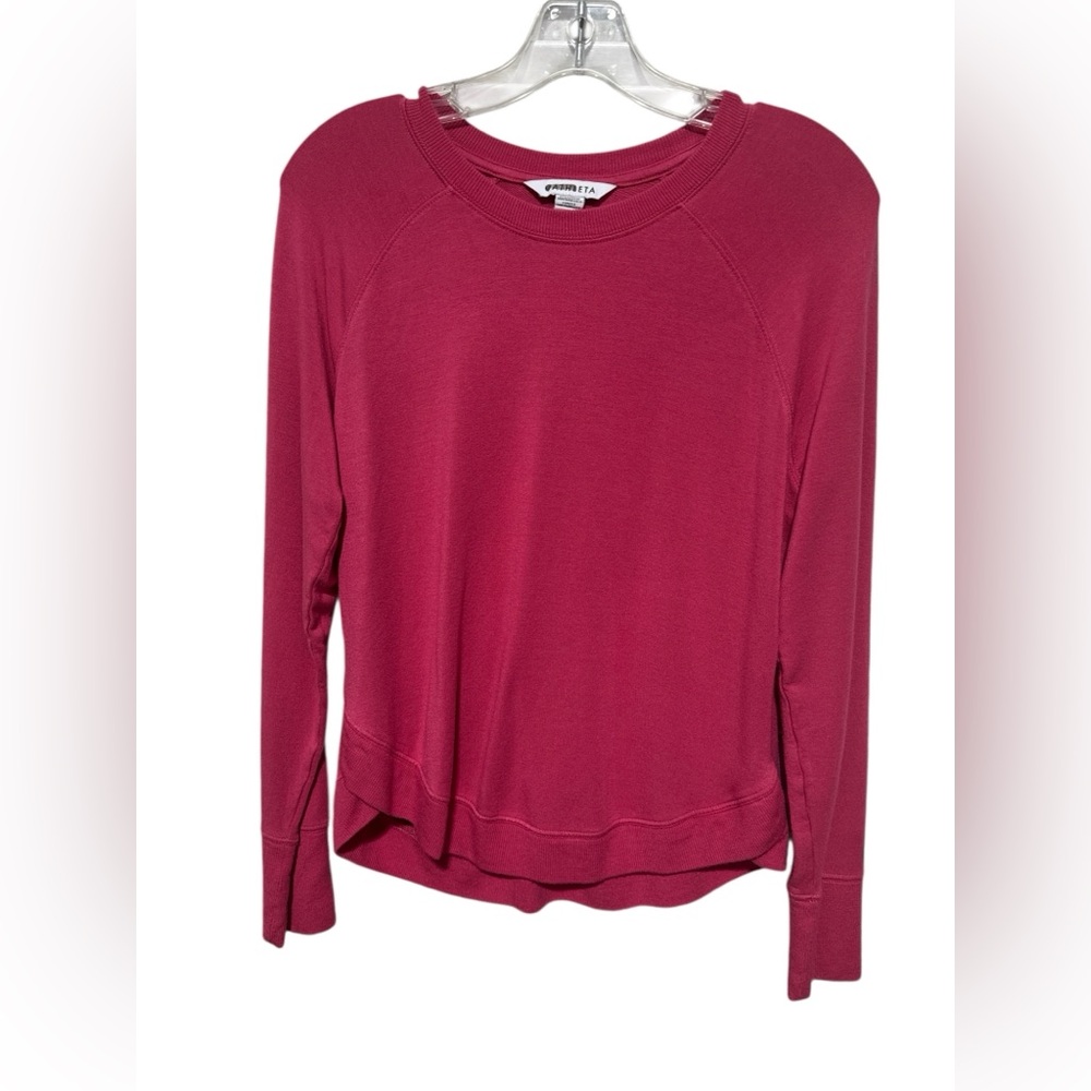 Athleta Long Sleeve Berry Sweatshirt In Women's Size S